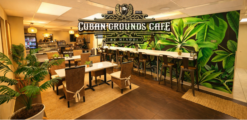 Cuban Grounds Cafe Inside the cafe picture.